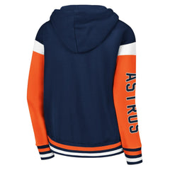 Houston Astros Starter Women's Homestretch Full-Zip Hoodie - Navy Hoodies
