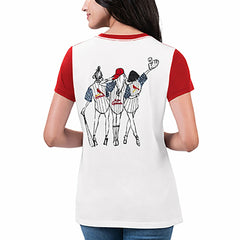 St. Louis Cardinals G-III 4Her by Carl Banks Women's Illustration Ringer T-Shirt - White T-shirts