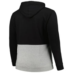 Baltimore Orioles Big & Tall Hoodie Half-Zip Sweatshirt - Black/Heather Gray Hoodies