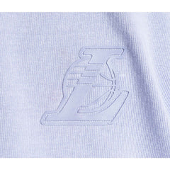 Los Angeles Lakers Lusso Women's Nola Faded Tonal Cropped T-Shirt Purple
