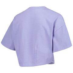 Phoenix Suns Lusso Women's Nola Faded Tonal Cropped T-Shirt Purple