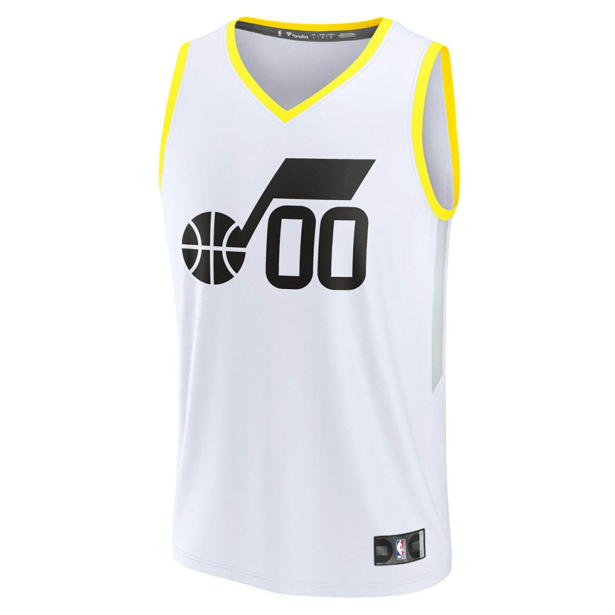 Utah Jazz Youth Fast Break Replica Custom Jersey Association Edition White