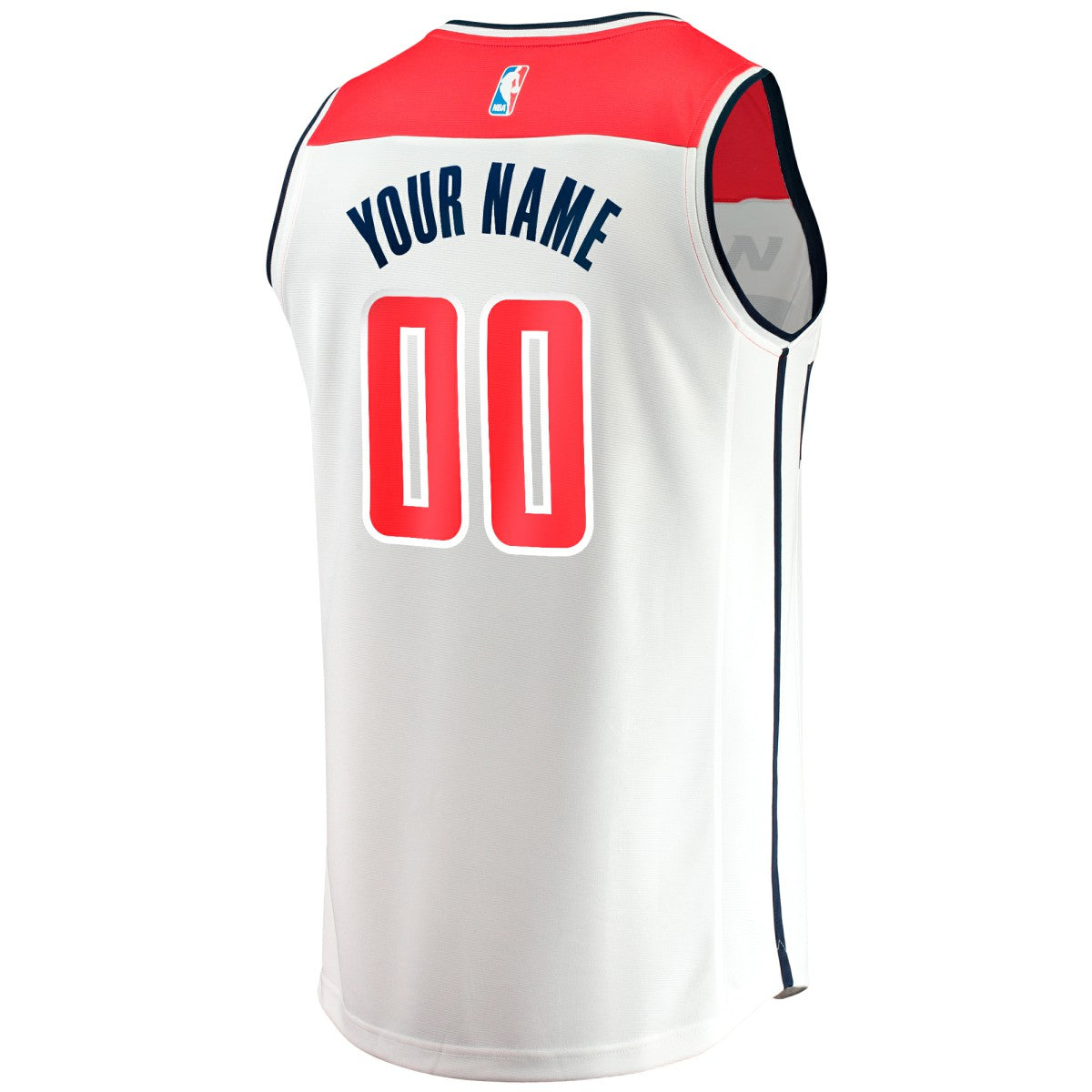 Washington Wizards Youth Fast Break Replica Custom Jersey Association Edition White