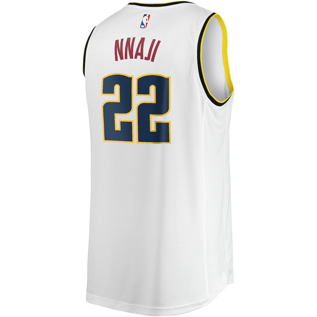 Zeke Nnaji Denver Nuggets Fast Break Player Jersey Association Editi- White
