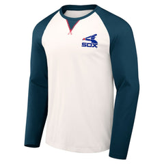 Chicago White Sox Darius Rucker Collection by Fanatics Team Color Raglan T-Shirt - White/Navy T-shirts