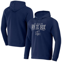 Chicago White Sox Darius Rucker Collection by Fanatics Waffle-Knit Raglan Pullover Hoodie - Navy Hoodies