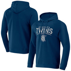 Minnesota Twins Darius Rucker Collection by Fanatics Waffle-Knit Raglan Pullover Hoodie - Navy Hoodies