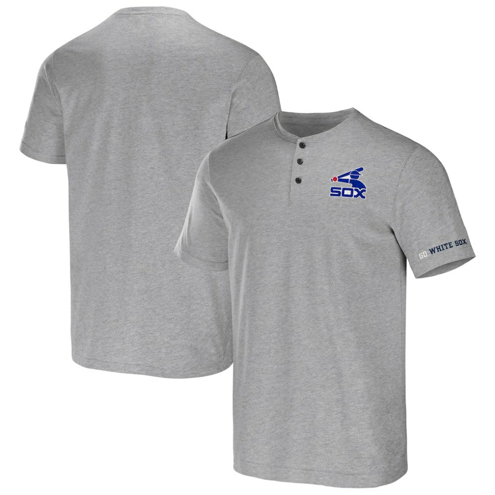 Chicago White Sox Darius Rucker Collection by Fanatics Henley T-Shirt - Heather Gray T-shirts