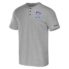 Minnesota Twins Darius Rucker Collection by Fanatics Henley T-Shirt - Heather Gray T-shirts