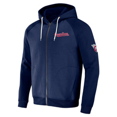 Cleveland Guardians Darius Rucker Collection by Fanatics Raglan Full-Zip Hoodie - Navy Hoodies
