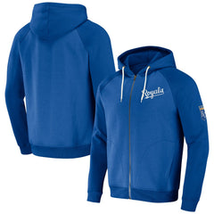 Kansas City Royals Darius Rucker Collection by Fanatics Raglan Full-Zip Hoodie - Royal Hoodies