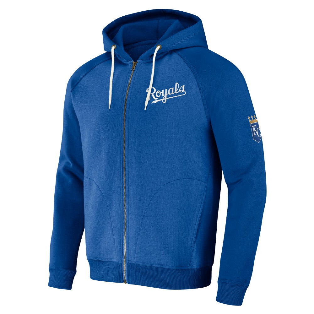 Kansas City Royals Darius Rucker Collection by Fanatics Raglan Full-Zip Hoodie - Royal Hoodies