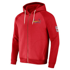 St. Louis Cardinals Darius Rucker Collection by Fanatics Raglan Full-Zip Hoodie - Red Hoodies
