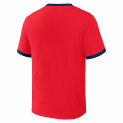 Los Angeles Angels Darius Rucker Collection by Fanatics Two-Way Ringer Reversible T-Shirt - Red/Navy T-shirts