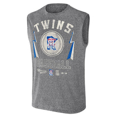 Minnesota Twins Darius Rucker Collection by Fanatics Relaxed-Fit Muscle Tank Top - Charcoal Tanks