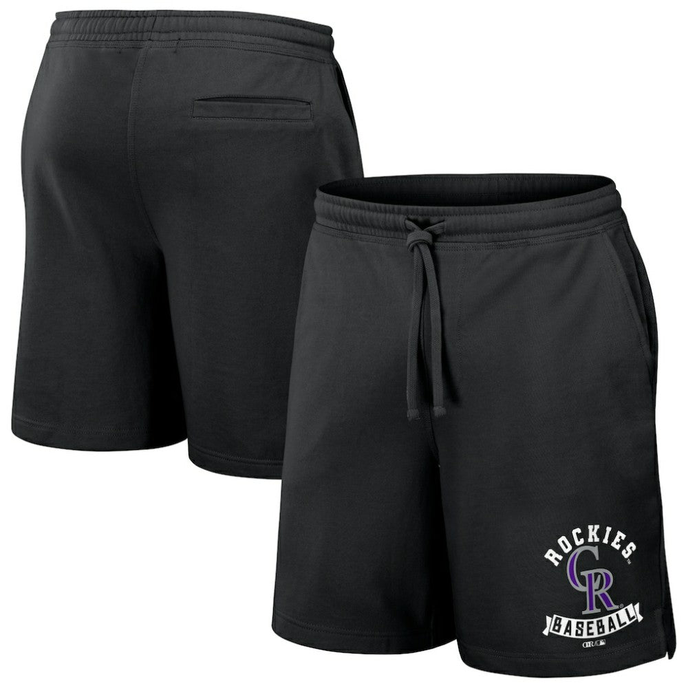 Colorado Rockies Darius Rucker Collection by Fanatics Team Color Shorts - Black Shorts