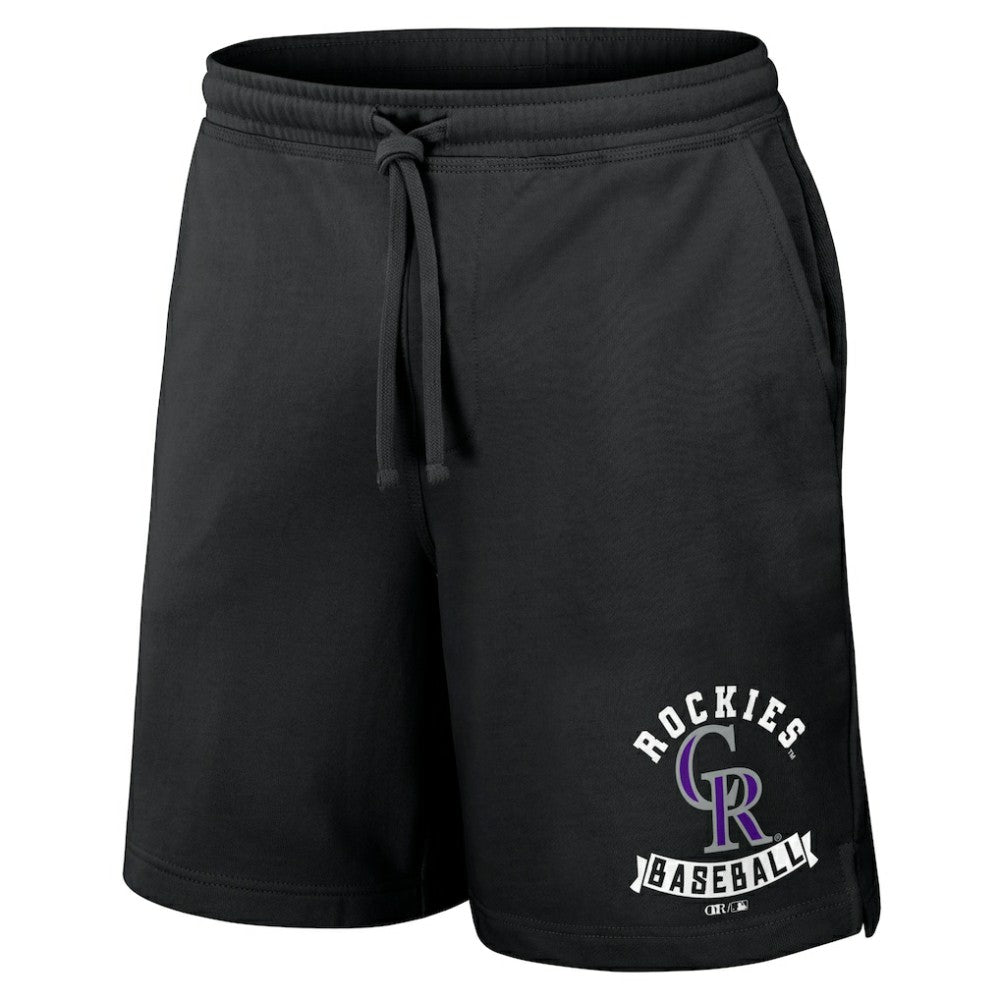 Colorado Rockies Darius Rucker Collection by Fanatics Team Color Shorts - Black Shorts