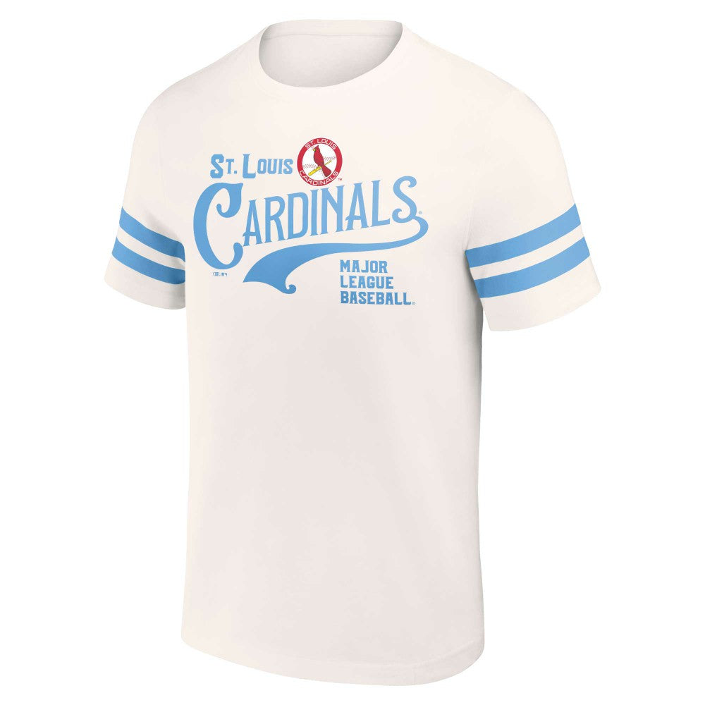 St. Louis Cardinals Darius Rucker Collection by Fanatics Yarn Dye Vintage T-Shirt - Cream T-shirts