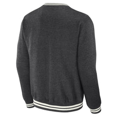 New York Mets Darius Rucker Collection by Fanatics Vintage Pullover Sweatshirt - Heather Charcoal Pullover