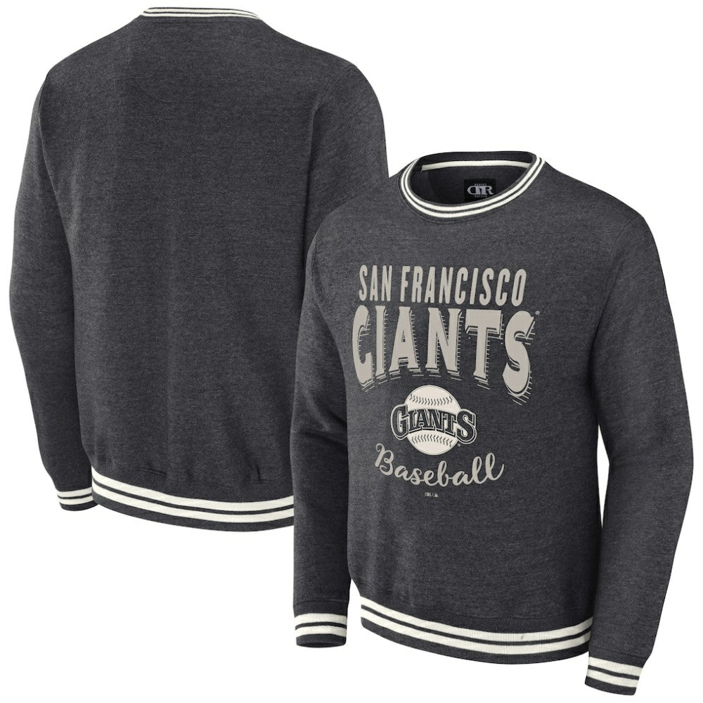 San Francisco Giants Darius Rucker Collection by Fanatics Vintage Pullover Sweatshirt - Heather Charcoal Pullover