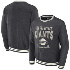 San Francisco Giants Darius Rucker Collection by Fanatics Vintage Pullover Sweatshirt - Heather Charcoal Pullover