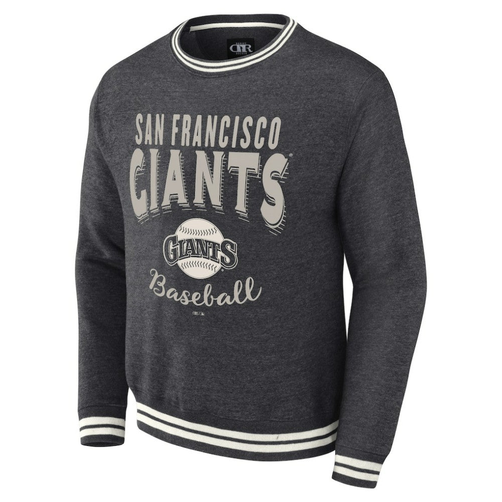 San Francisco Giants Darius Rucker Collection by Fanatics Vintage Pullover Sweatshirt - Heather Charcoal Pullover