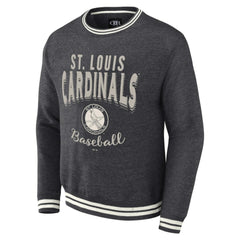 St. Louis Cardinals Darius Rucker Collection by Fanatics Vintage Pullover Sweatshirt - Heather Charcoal Pullover