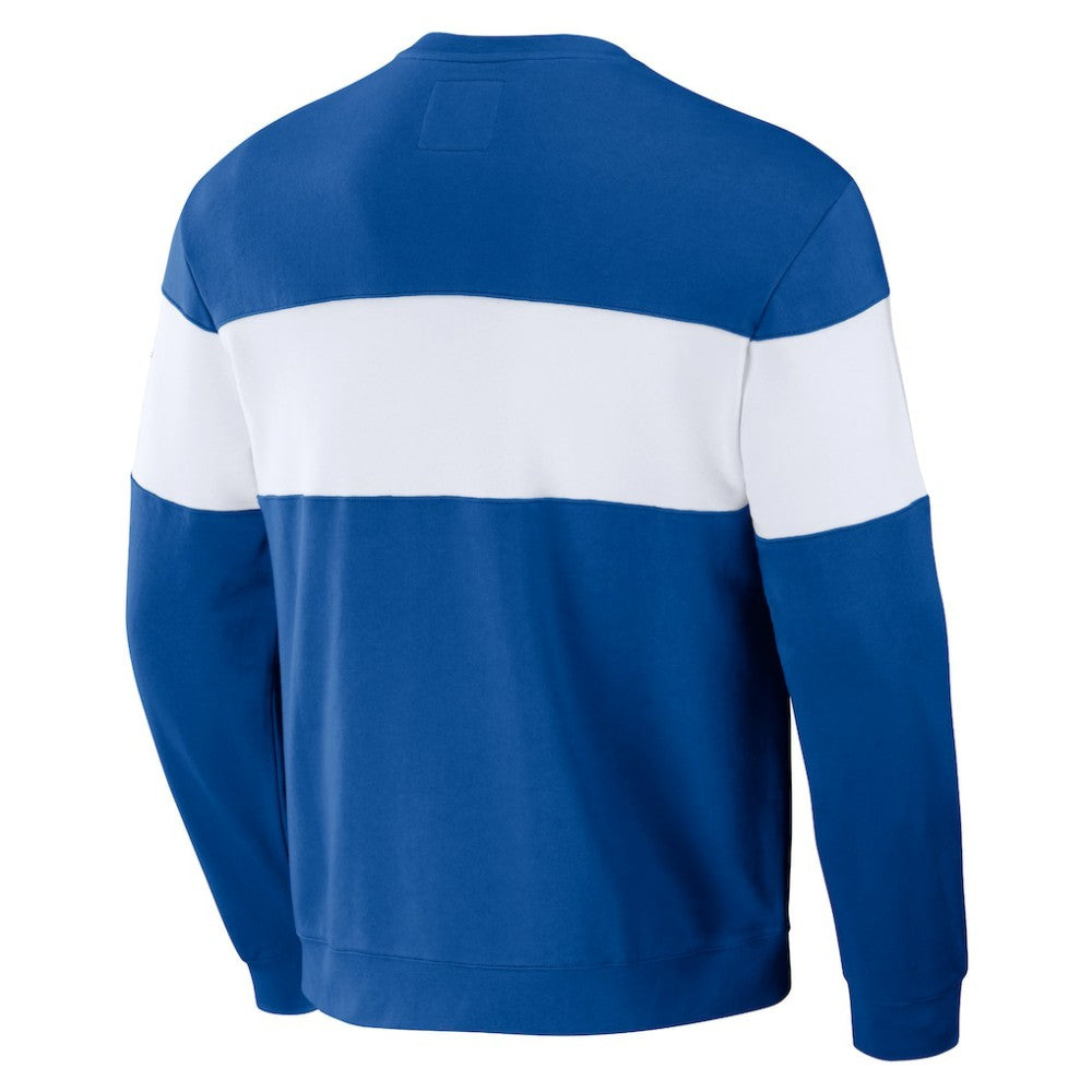 Chicago Cubs Darius Rucker Collection by Fanatics Stripe Pullover Sweatshirt - Royal Pullover