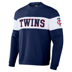 Minnesota Twins Darius Rucker Collection by Fanatics Stripe Pullover Sweatshirt - Navy Pullover