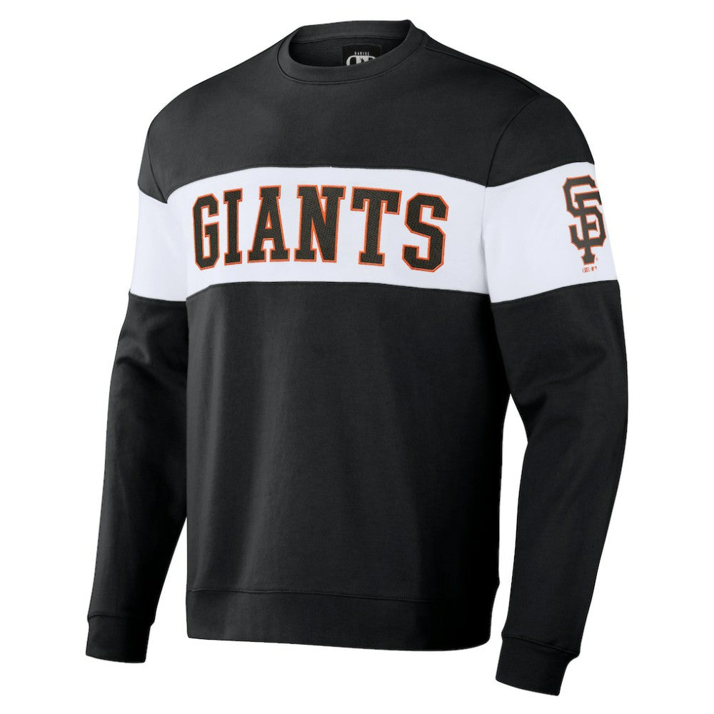 San Francisco Giants Darius Rucker Collection by Fanatics Stripe Pullover Sweatshirt - Black Pullover
