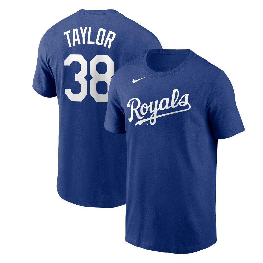 Josh Taylor Kansas City Royals Nike Name & Number T-Shirt - Royal T-shirts