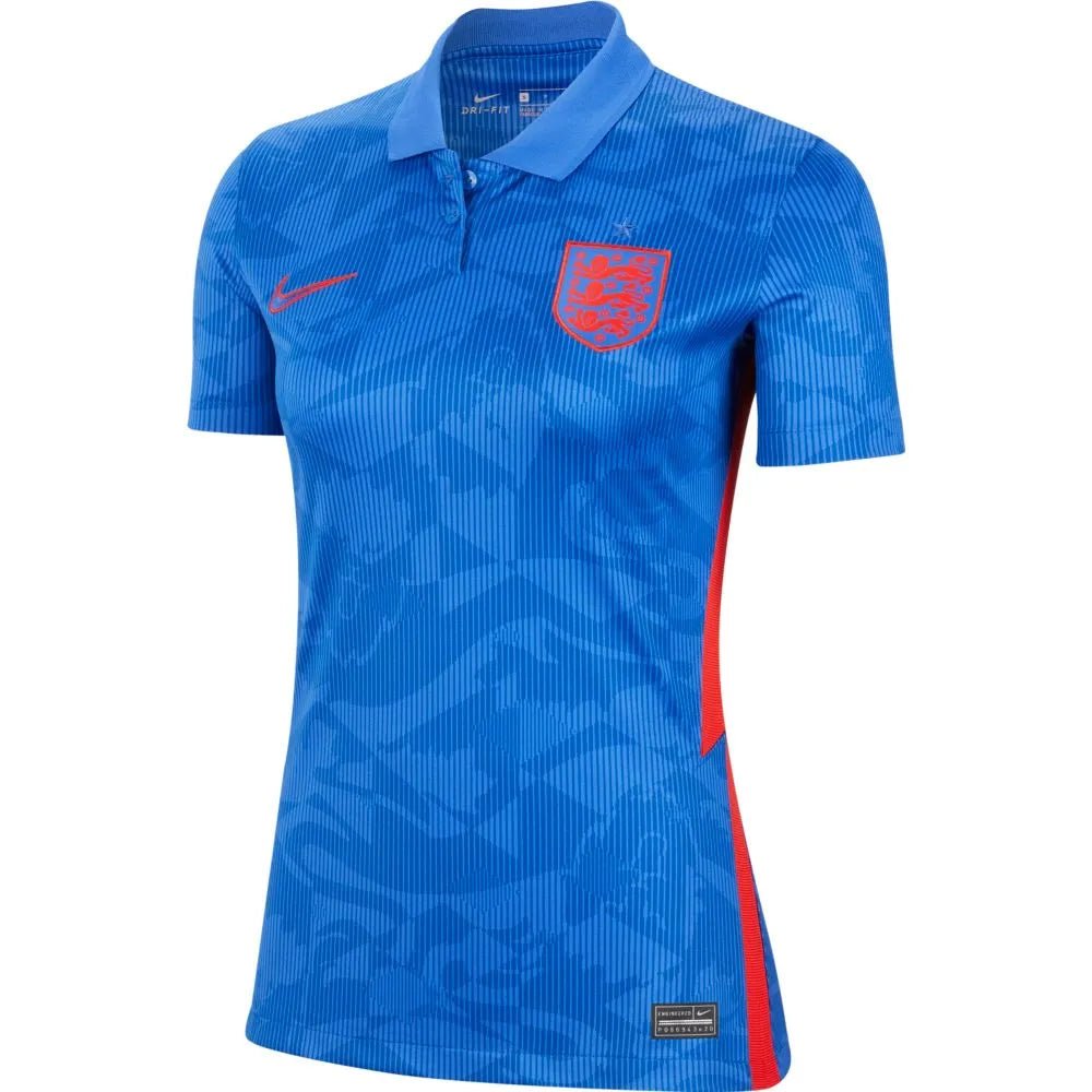 Nike 2020-21 England WOMENS Away Soccer Jersey - Blue-Red