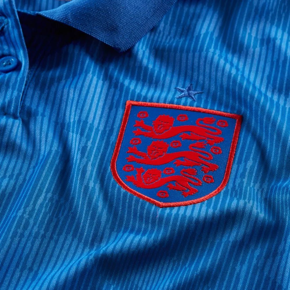Nike 2020-21 England WOMENS Away Soccer Jersey - Blue-Red