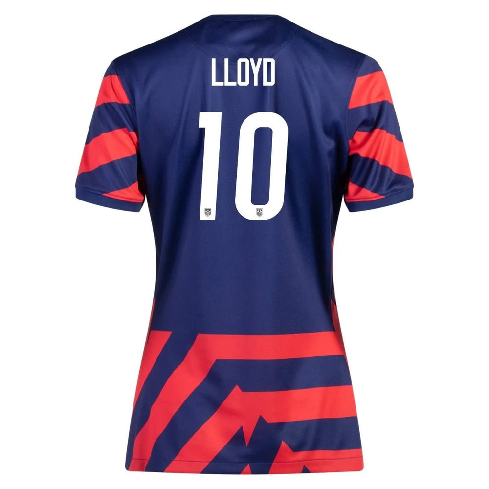 Nike 2021-22 USA Women Away Soccer Jersey - Navy-Red