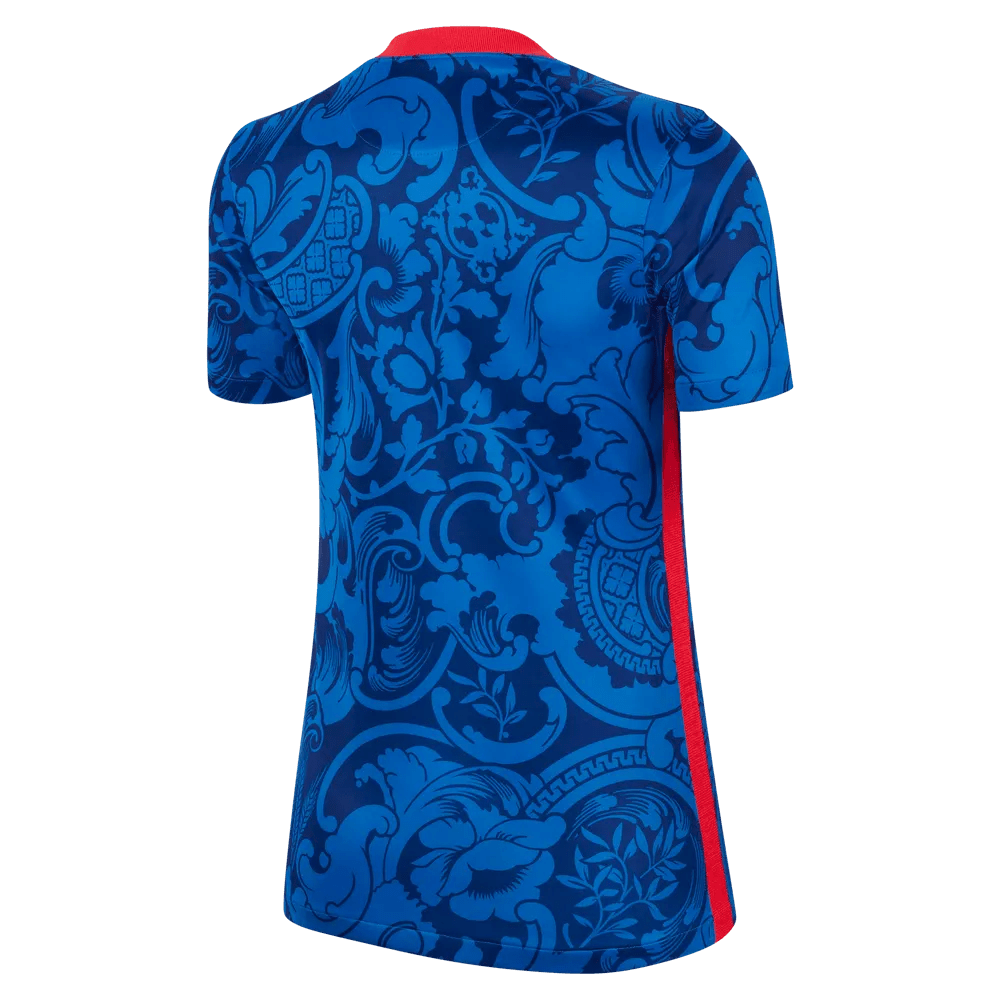Nike France Women's EC22 Home Soccer Jersey - Hyper Cobalt-Siren Red