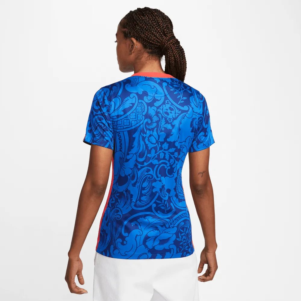 Nike France Women's EC22 Home Soccer Jersey - Hyper Cobalt-Siren Red