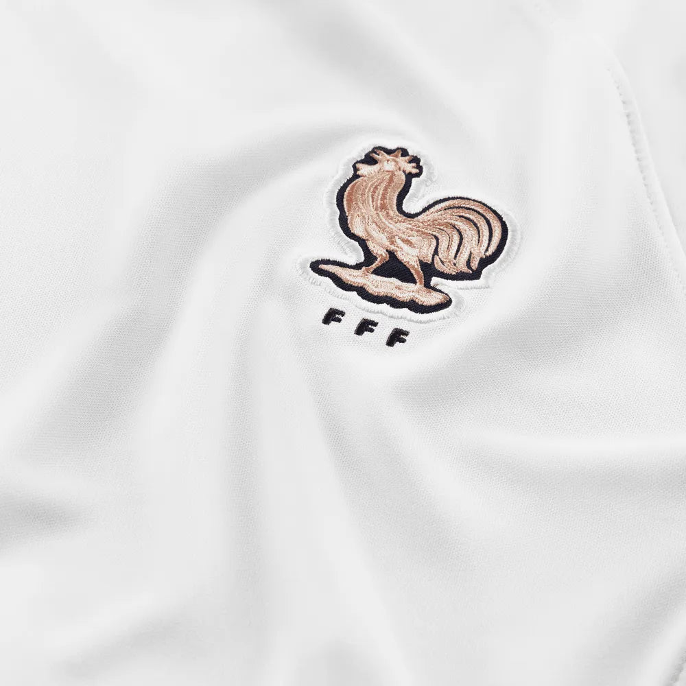 Nike France Women's EC22 Away Soccer Jersey - White-Pink Glaze