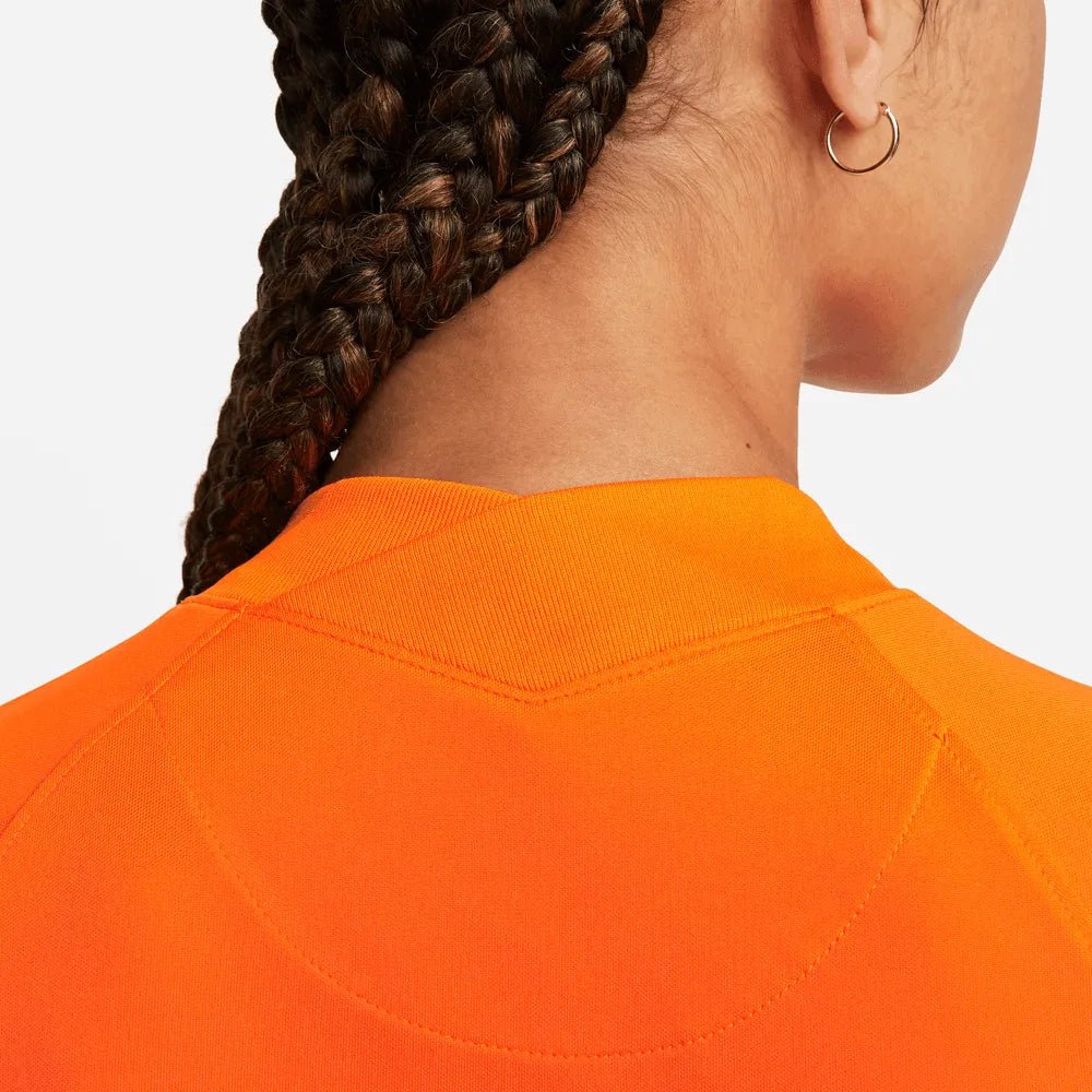 Nike Netherlands Women's EC22 Home Soccer Jersey - Total Orange-Black
