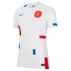 Nike Netherlands Women's EC22 Away Soccer Jersey - White-Soar