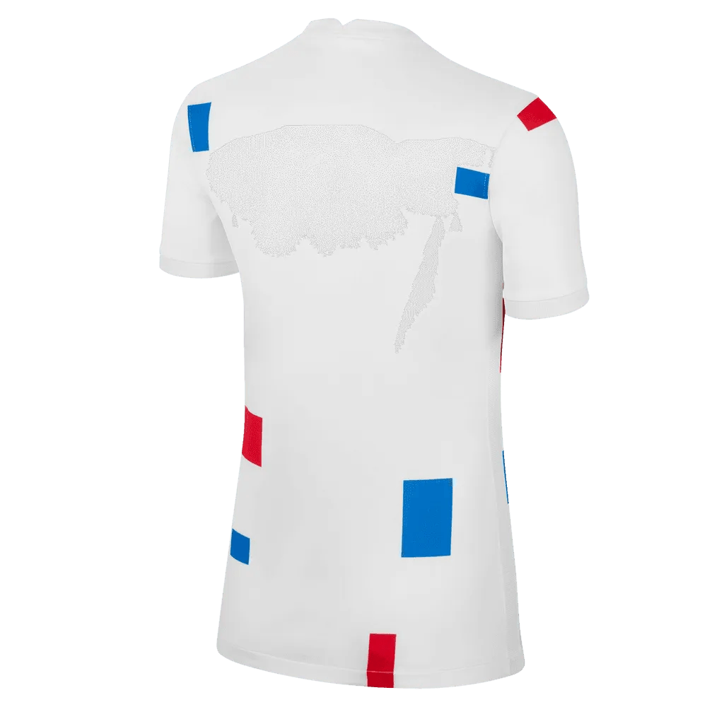 Nike Netherlands Women's EC22 Away Soccer Jersey - White-Soar