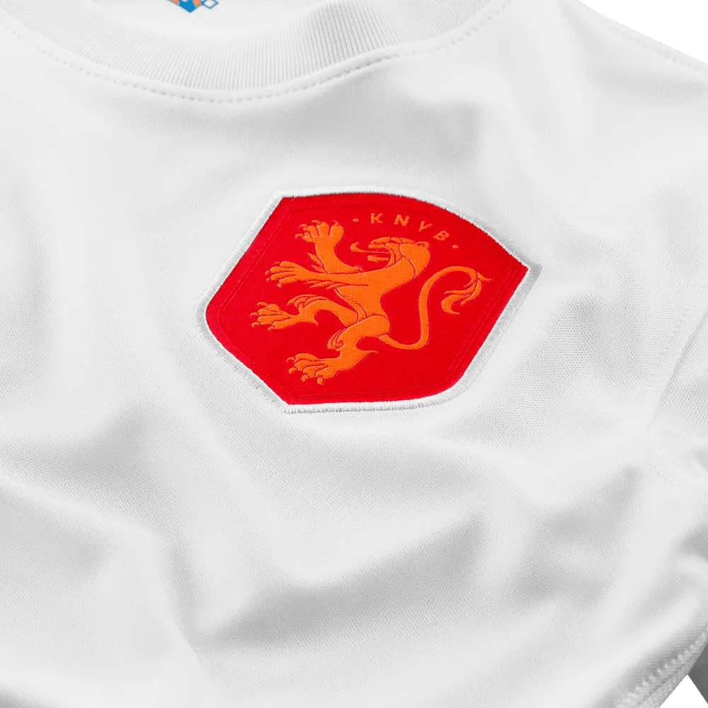 Nike Netherlands Women's EC22 Away Soccer Jersey - White-Soar
