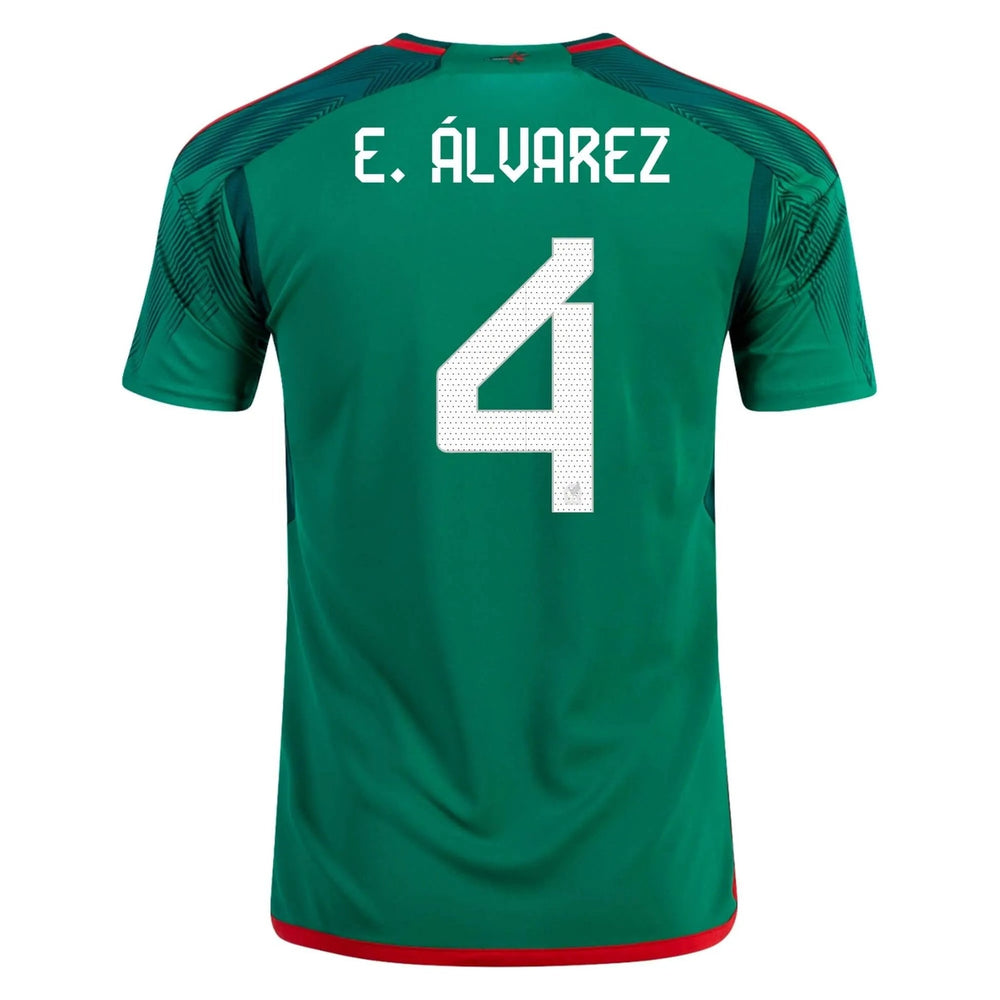 Adidas 2022-23 Mexico Home Soccer Jersey - Green-Red