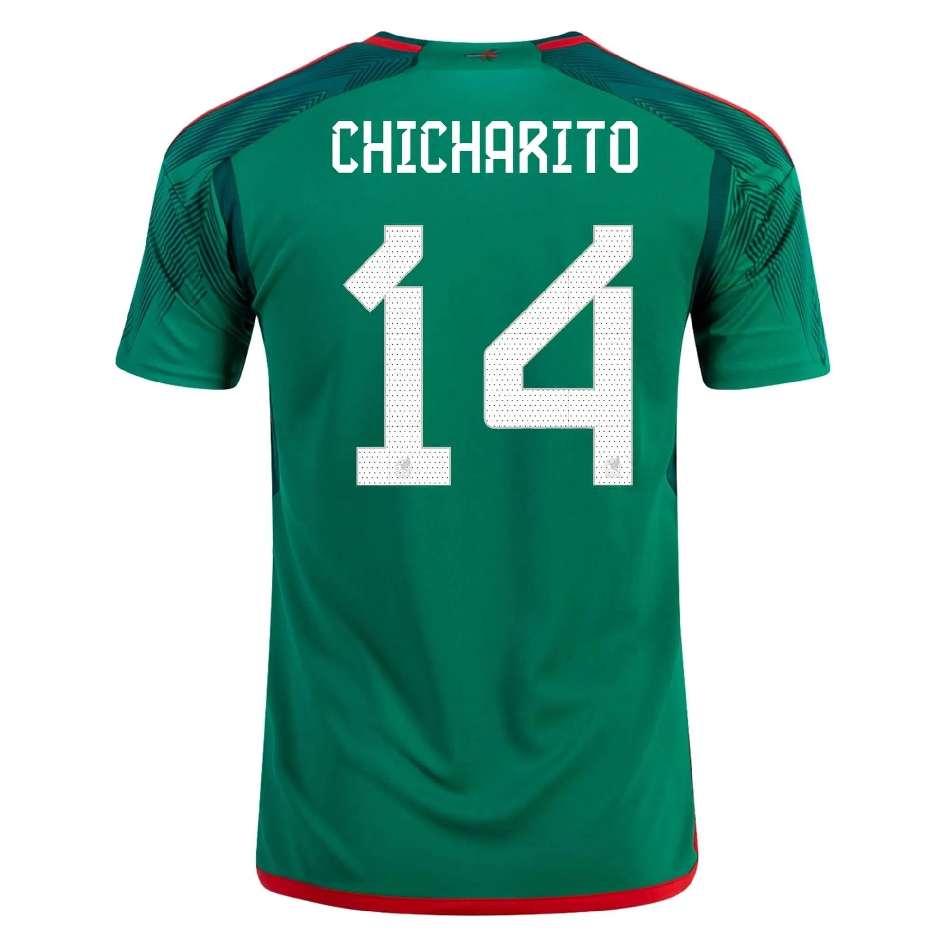 Adidas 2022-23 Mexico Home Soccer Jersey - Green-Red