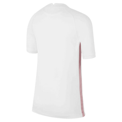 Nike 2022-23 France Away Youth Soccer Jersey White-Pink Glaze-Blue