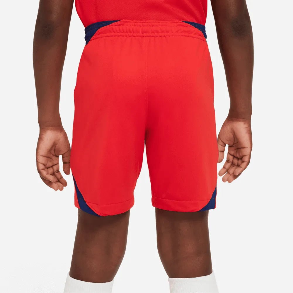 Nike 2022-23 England Youth Away Soccer Short Red-Blue Void