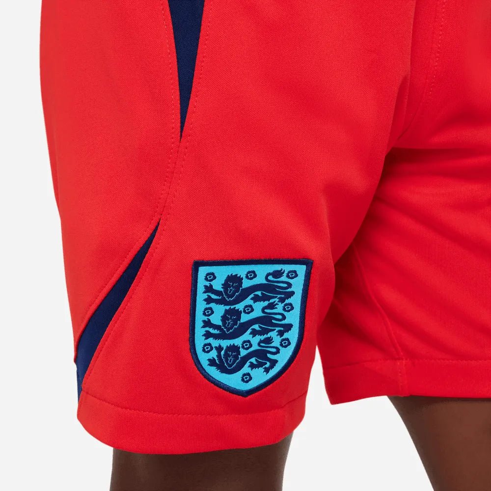 Nike 2022-23 England Youth Away Soccer Short Red-Blue Void