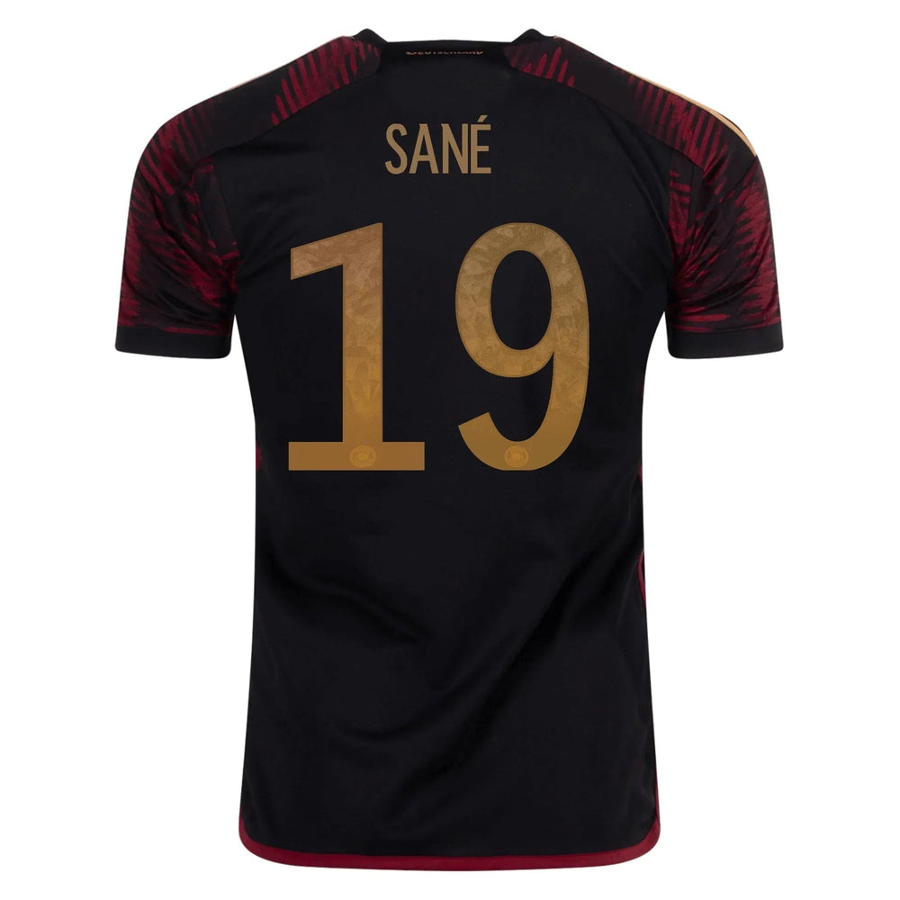 Adidas 2022-23 Germany Away Soccer Jersey Black