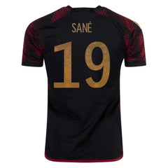 Adidas 2022-23 Germany Away Soccer Jersey Black