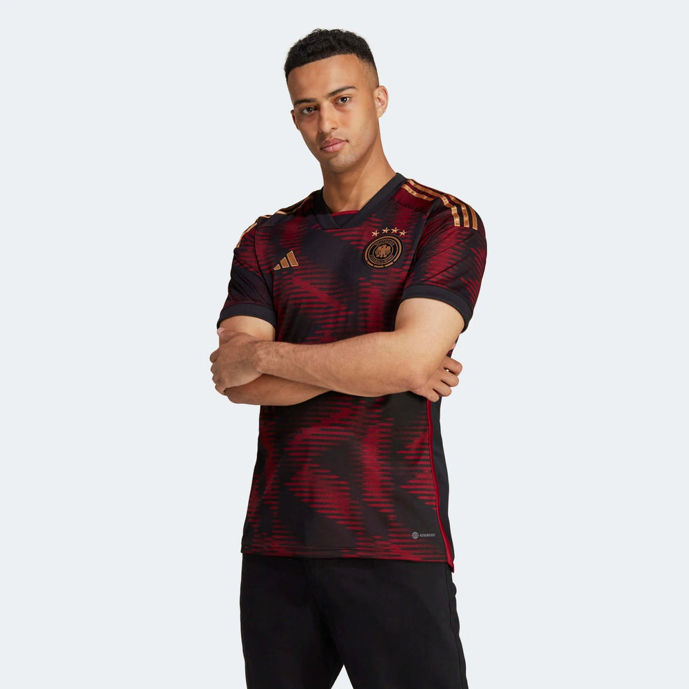 Adidas 2022-23 Germany Away Soccer Jersey Black