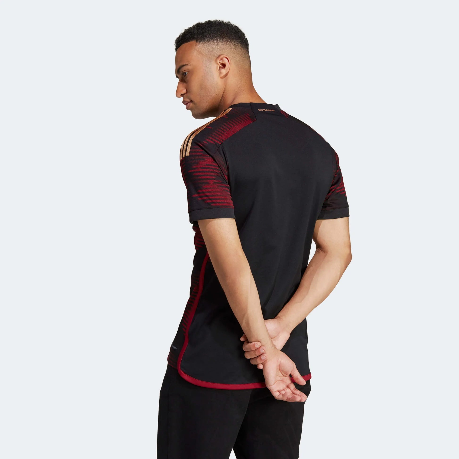 Adidas 2022-23 Germany Away Soccer Jersey Black